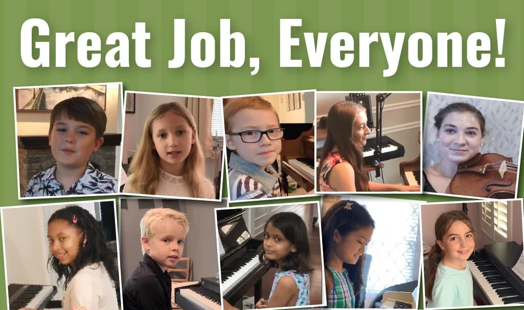 Virtual Summer Recital Newsletter