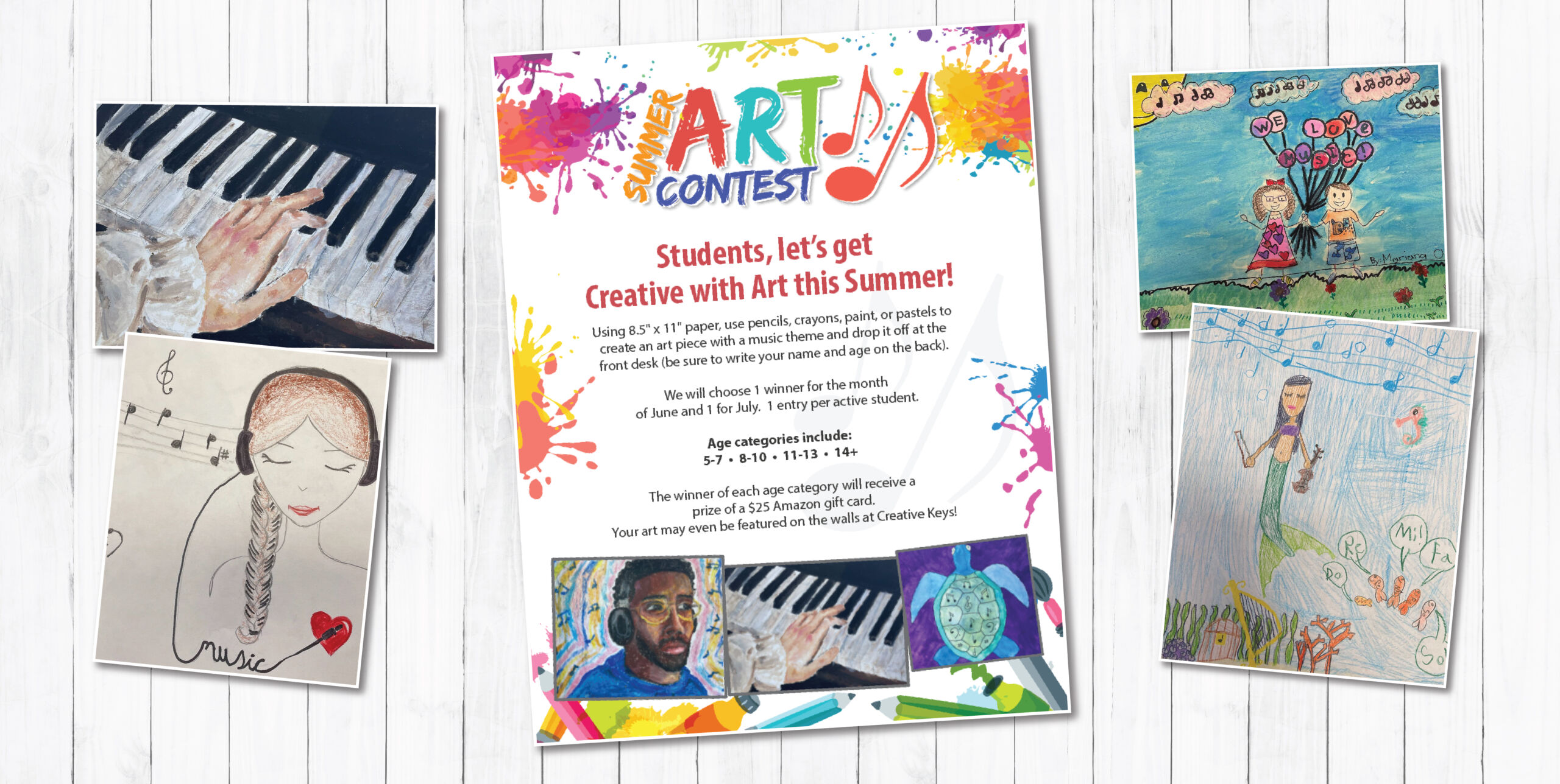 Art contest for creative keys music school tampa & dunedin