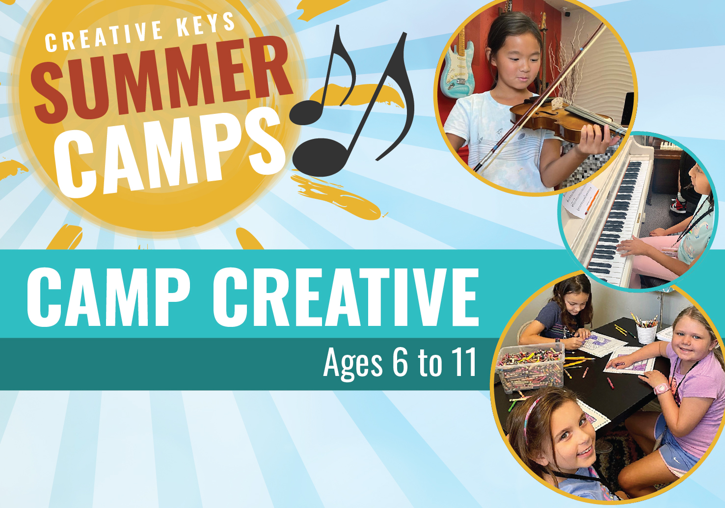 Camp Creative Tampa Summer Music Camp for Kids Carrollwood
