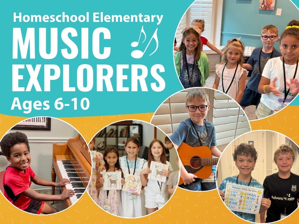 Homeschool Music Classes In Dunedin for young kids, palm harbor, oldsmar, clearwater