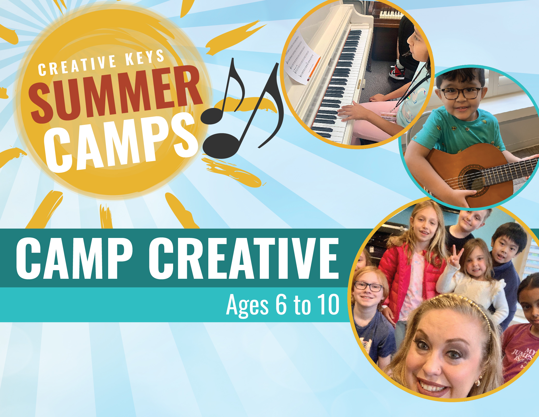 Summer Music Camp Tampa Carrollwood camp creative keys 6-10
