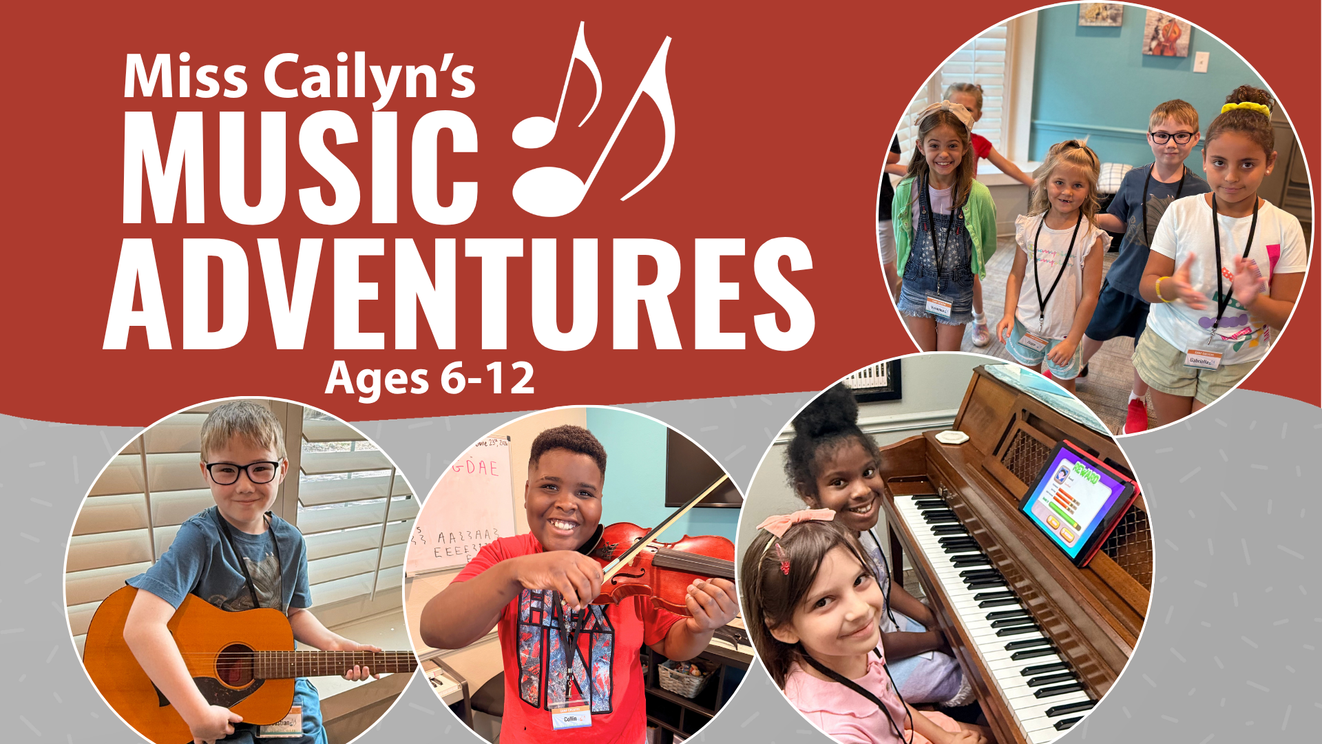 Homeschool Music Classes in Dunedin Ages 6-12